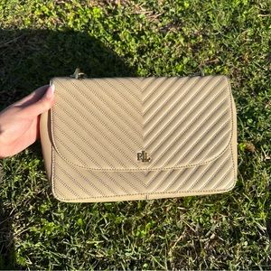Ralph Lauren Tan Crossbody Purse